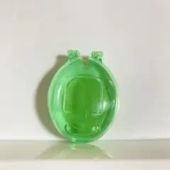 たまごっちケース スケルトングリーン フェルト付き 透明緑