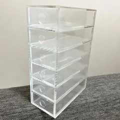 無印良品 アクリル小物収納 6段 クリアケース