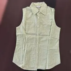 ノースリーブシャツ ギンガムチェック