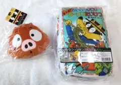 かいけつゾロリ　ブック型クッション　ノシシパスケース
