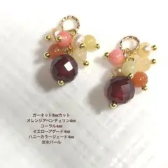 【No.l36】天然石チャーム