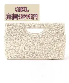 人気☆パールビーズクラッチバッグ パーティー ショルダーバッグ 2way