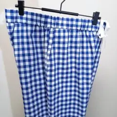 新品 maillot ギンガム イージー トラウザーズ イージーパンツ サイズ1