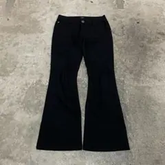 00s black flare denim opium y2k グランジ お兄系