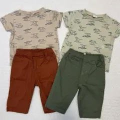 Samansa Mos2 Lagom 95サイズ　半袖Tシャツ　ボトムス　双子