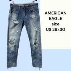 No.M30 (♡)AMERICAN EAGLE 切りっぱなしダメージデニム