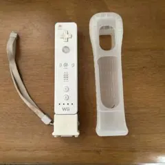 Wiiリモコン ホワイト モーションプラスとシリコンカバー付き