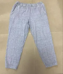 ユニクロ　7部丈スウェットパンツ　グレー　サイズXL