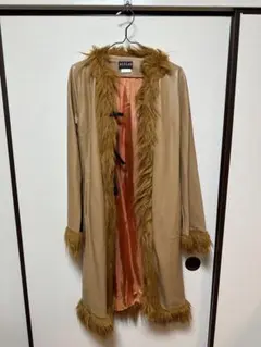 Morgan ファーつきロングコート　レディース