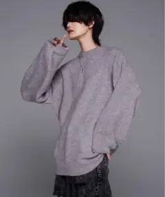 【新品】ADRER 極上ふわもちニット グレー Sサイズ