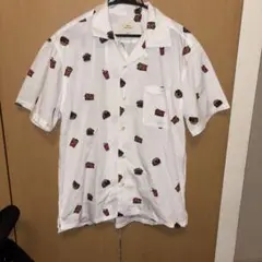 CORISCO ハンバーガー柄 半袖シャツ XL