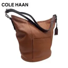 COLE HAAN ショルダーバッグ トート 肩掛け レザー ブラウン