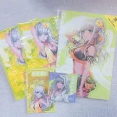 D4DJ 松山ダリア セット ブロマイド ポストカード ステッカー おみくじ