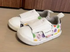 【中古】ルコックスポルティフ　バーバパパ　ベビー　シューズ　スニーカー　13cm