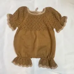 新品 MABLI マブリ ニットロンパース 12m