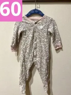 ♥️即発送♥️ロンパース　NIKE ピンク　豹柄　62