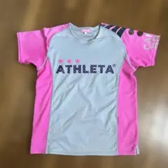 ATHLETA ピンク グレー Sサイズ シャツ
