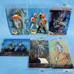 森永 ウエハース カード 仮面ライダーシリーズ 未開封 6枚セット