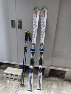 SALOMON DEMO スキー板 ストック セット