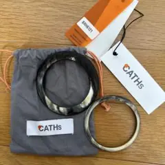 CATHS　キャッツ ウェーブフラットバングル　２本