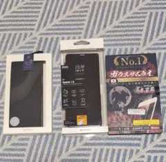 スマートフォンケースと保護ガラスセットXperia1MarkⅡ用