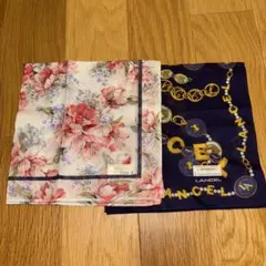 【未使用】　LANCEL ハンカチ2枚セット