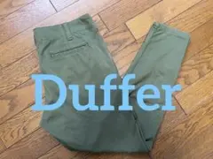 Duffer チノパンツ　オリーブ ワンダーシェイプ