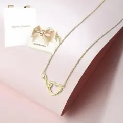 ☆プレゼント用☆ネックレス レディース インフィニティ ハート ペンダント