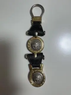 美品　希少　最安値　versace ヴェルサーチ　メデューサ　グレカキーチェーン VERSACE ヴェルサーチェ ベルサーチ ブランド キーホルダー