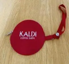 KALDI COFFEE FARM ネームプレート 赤