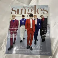 BTS 表紙　Singles 雑誌　日本語翻訳文付き