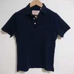 美品 J.PRESS レッドレーベル ネイビー ポロシャツ 半袖