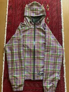 bandemic jacket - purple/brown/green S