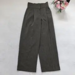 N. ワイドパンツ レディース ボトム カジュアル シンプル タック ベーシック