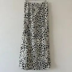 GRL グレイル　ダルメシアン柄フレアスカート[k8562y] M