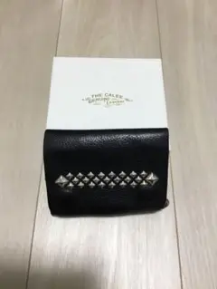 CALEE 財布　STUDS LEATHER FLAP HALF WALLET
