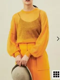 モヘアシースループルオーバー