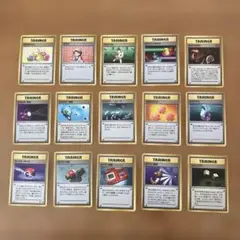 旧裏　ポケットモンスターカード　 トレーナーカード　15枚　美品