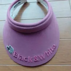 ブラック＆ホワイト　サンバイザー