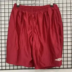 J203 umbro ハーフパンツ　L エンジ