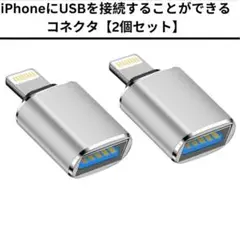 送料無料　iPhone USB OTG変換アダプター 2個セット