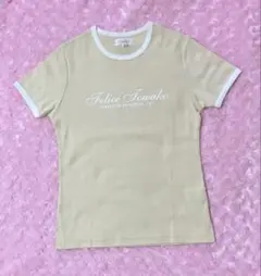 美品　フェリーチェトワコ ベージュ　Tシャツ　38 おしゃれ　レア　お部屋着