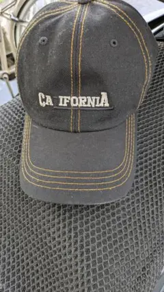 希少　レアCalifornia CA ロゴ 帽子　デニム ブラック　キャップ