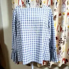 RAY CASSI FAVORI チェックカットソー　サイズF美品