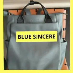 BLUE SINCERE グレー リュック・バックパック