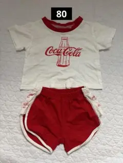 コカコーラ　セットアップ　Tシャツ　パンツ　夏　ベビー