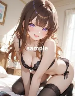 AIイラスト 美女 L版サイズ 1点物 D46