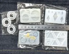 【一部中古】シリコンモールド5種 まとめ売りセット