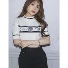 LIPSERVICEリップサービスCHERISHTIMEニットホワイト白新品