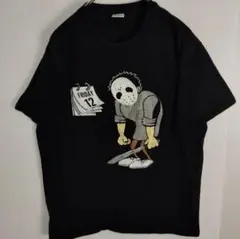 フライデー13キャラクターTシャツ 黒